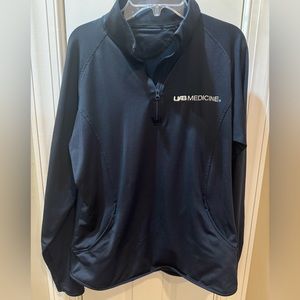 Quarter Zip Dry Fit Women’s Pullover with UAB Medicine embroidered logo. size M